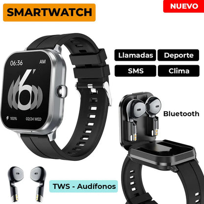 D8PRO SMART PULSO GOMA + AUDIFONOS