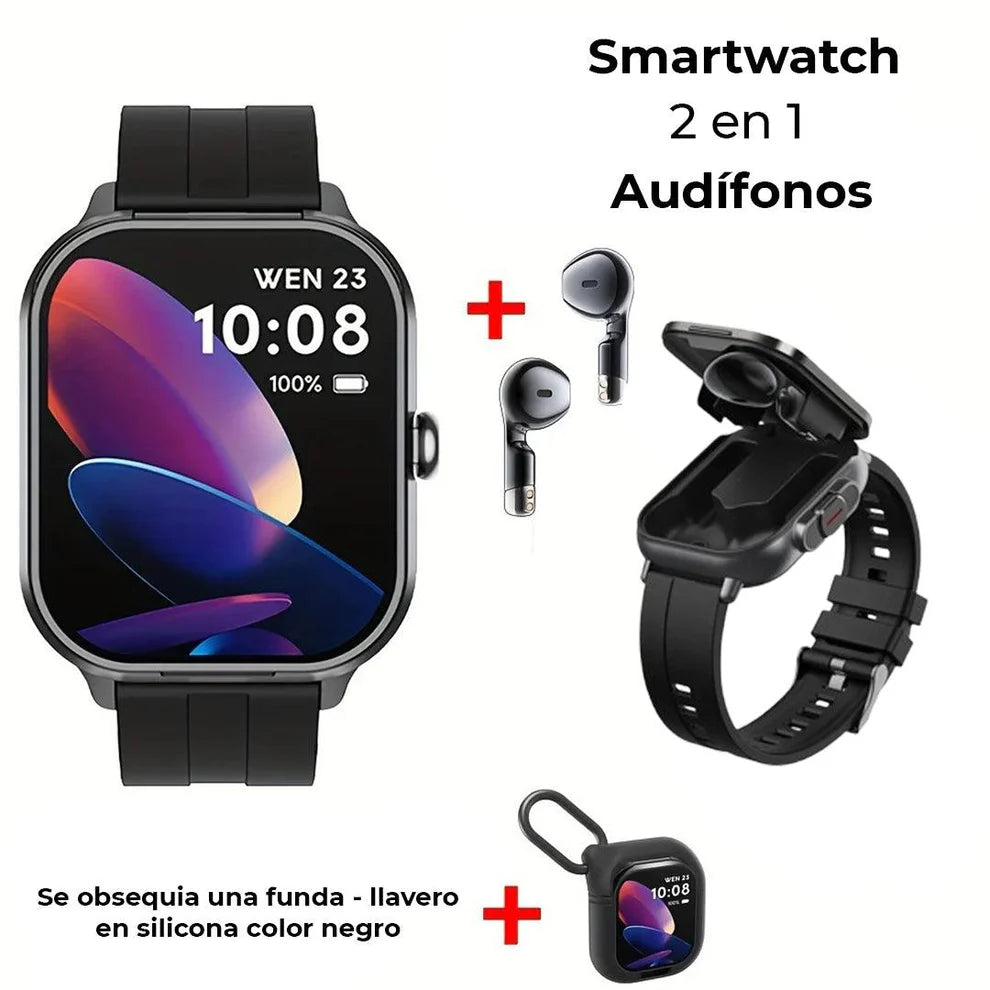 D8PRO SMART PULSO GOMA + AUDIFONOS