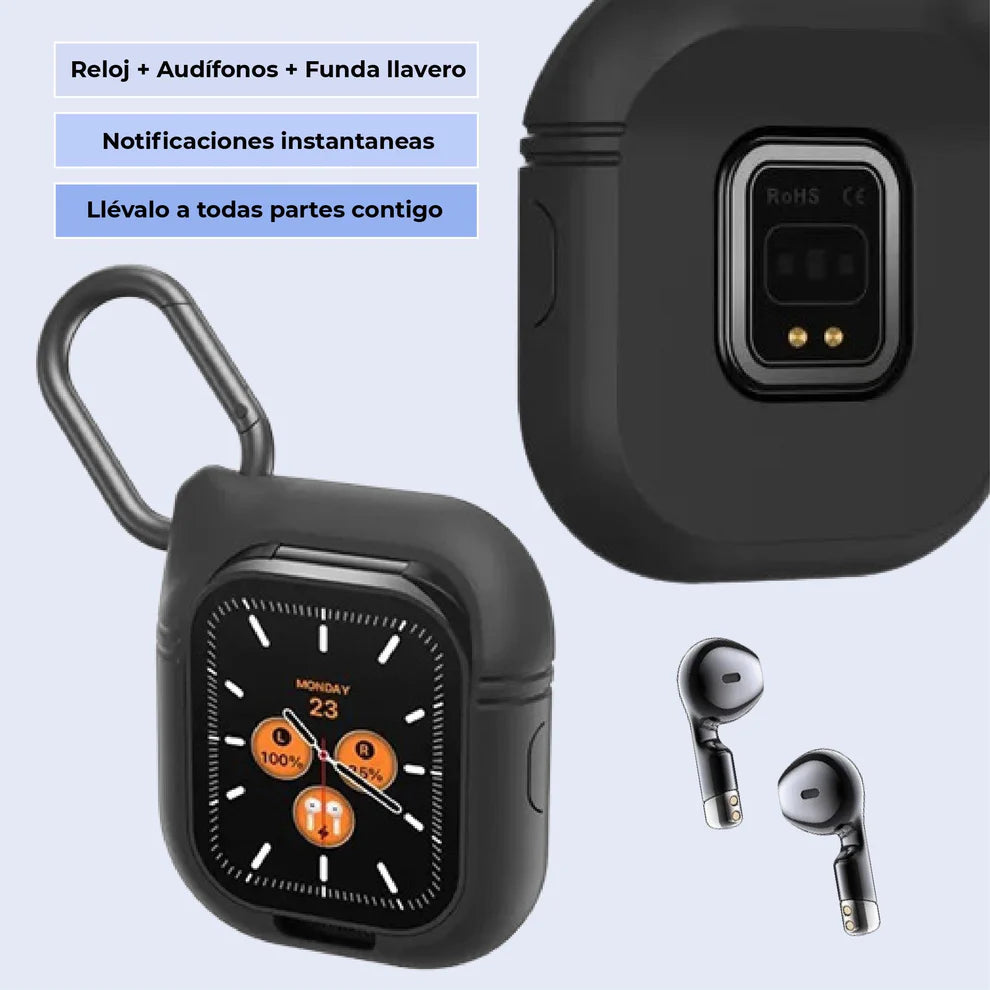 D8PRO SMART PULSO GOMA + AUDIFONOS